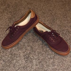 Vans, Maroon & Gum, Men’s Size 12